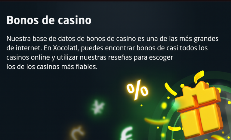 Lista de todos los bonos de casino online disponibles en 2025